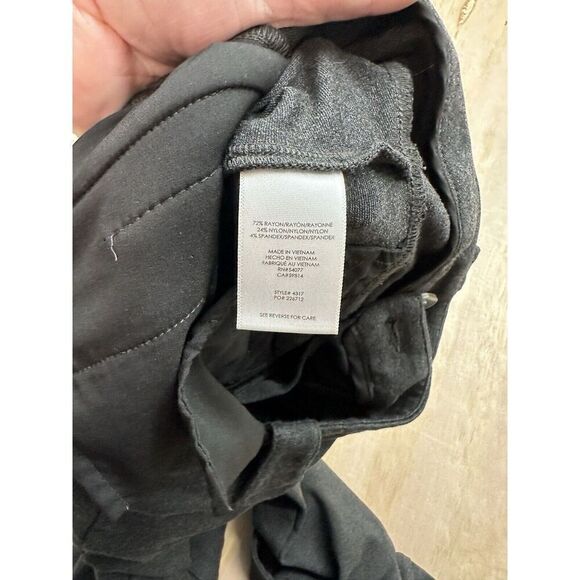 CABI 4317 BARRISTER TROUSER, Charcoal in Size 2 Rayon Spandex Excellent - Picture 4 of 5